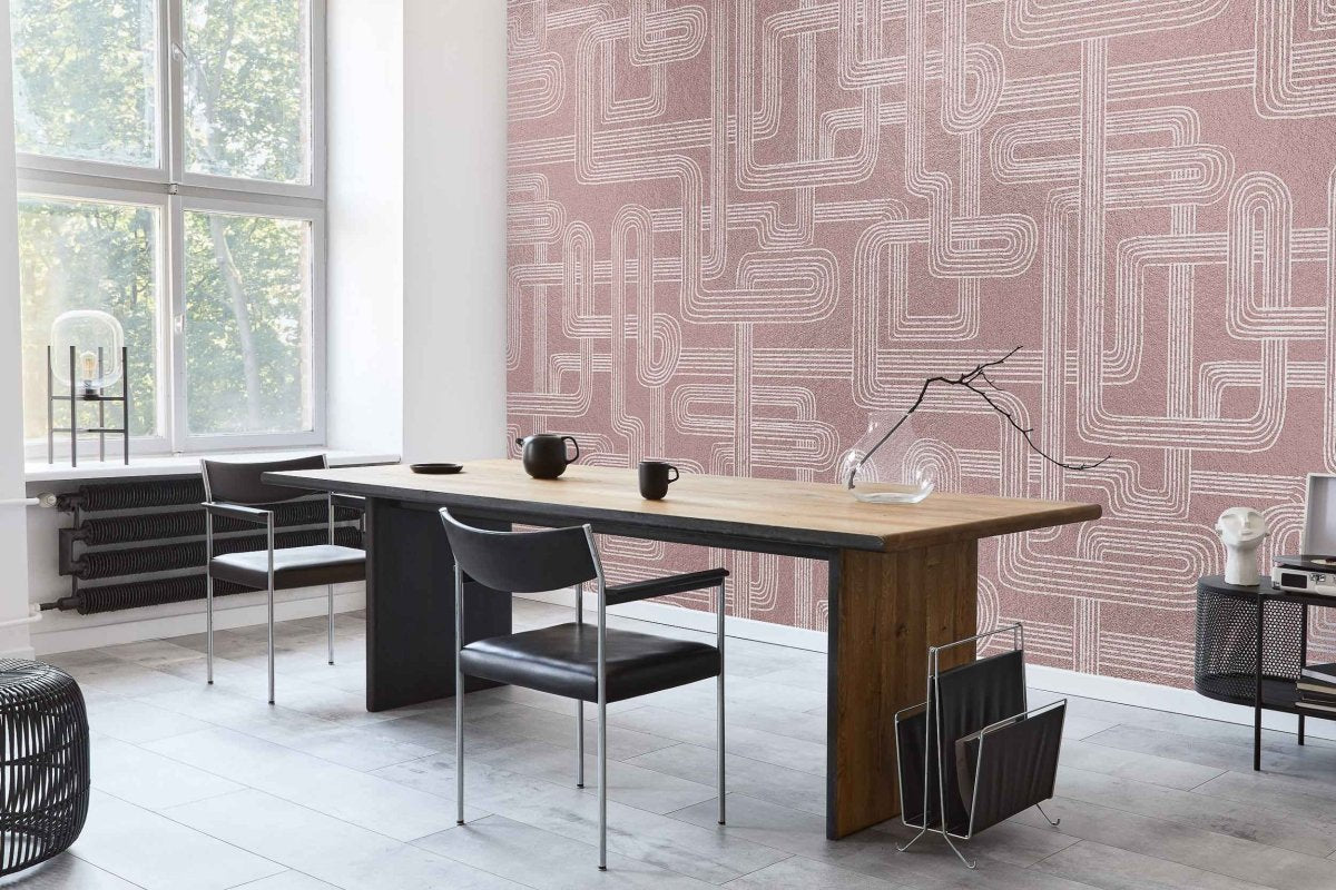 Coordonné Random Metallics Gatsby Rose behang 9600801 - LAB COLOUR THE WORLD