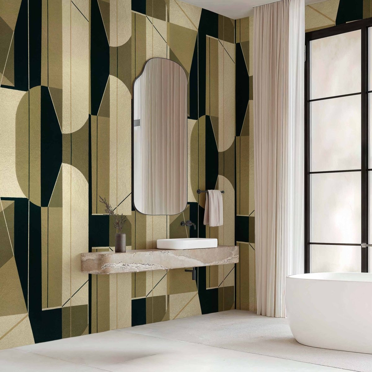 Coordonné Random Metallics II Pythagoras behang B00811 - LAB COLOUR THE WORLD
