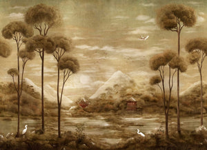 Coordonné Random Metallics II Xi Hu Lake behang B00822 - LAB COLOUR THE WORLD
