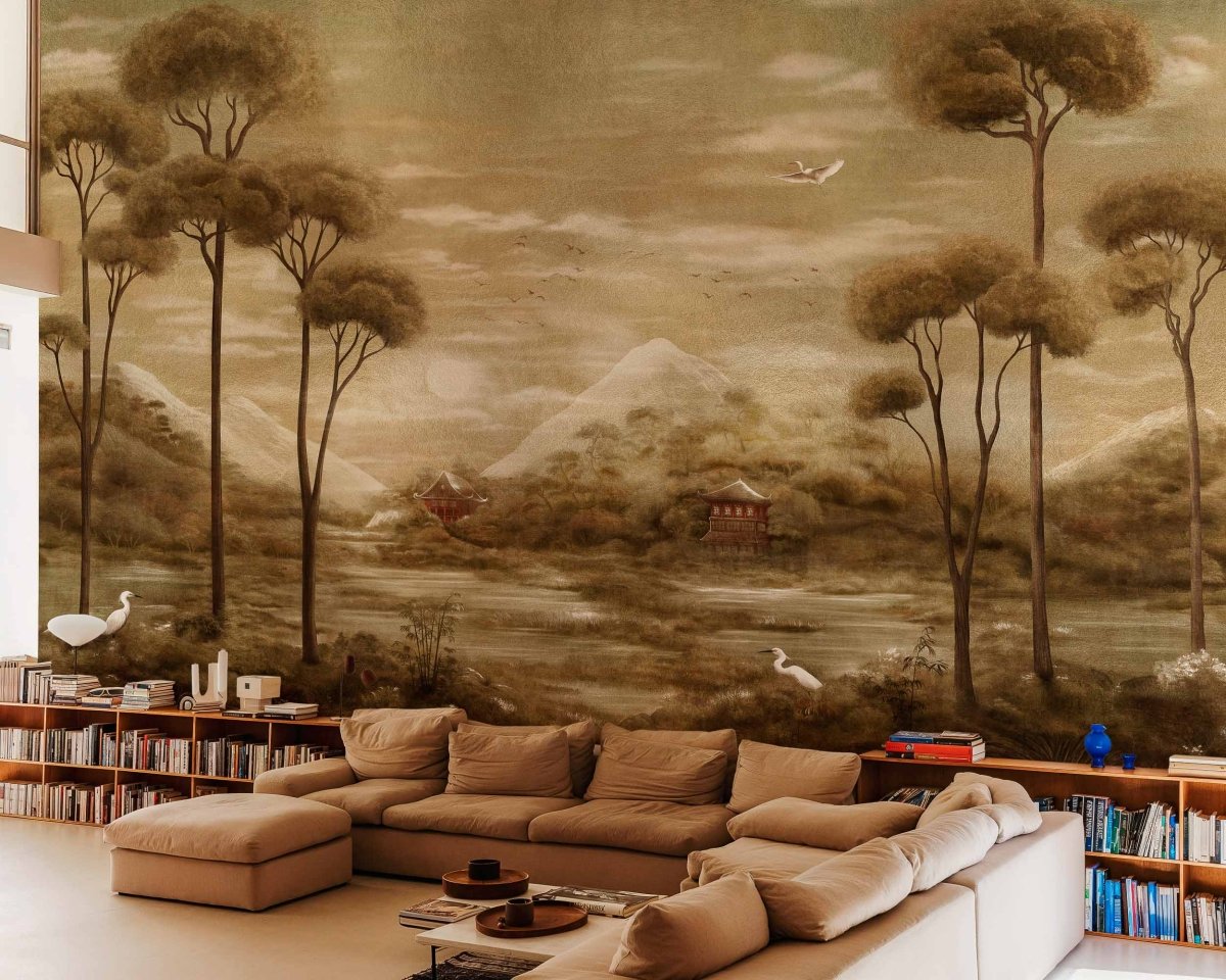 Coordonné Random Metallics II Xi Hu Lake behang B00822 - LAB COLOUR THE WORLD