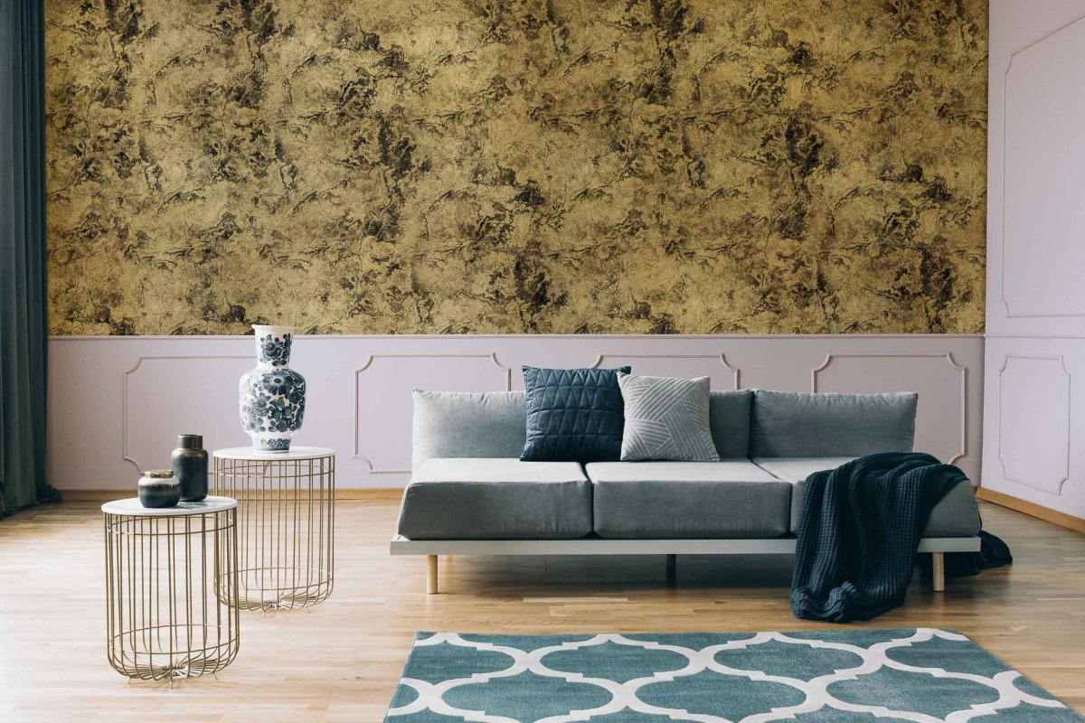 Coordonné Random Metallics Star Colission Gold behang 9600700 - LAB COLOUR THE WORLD