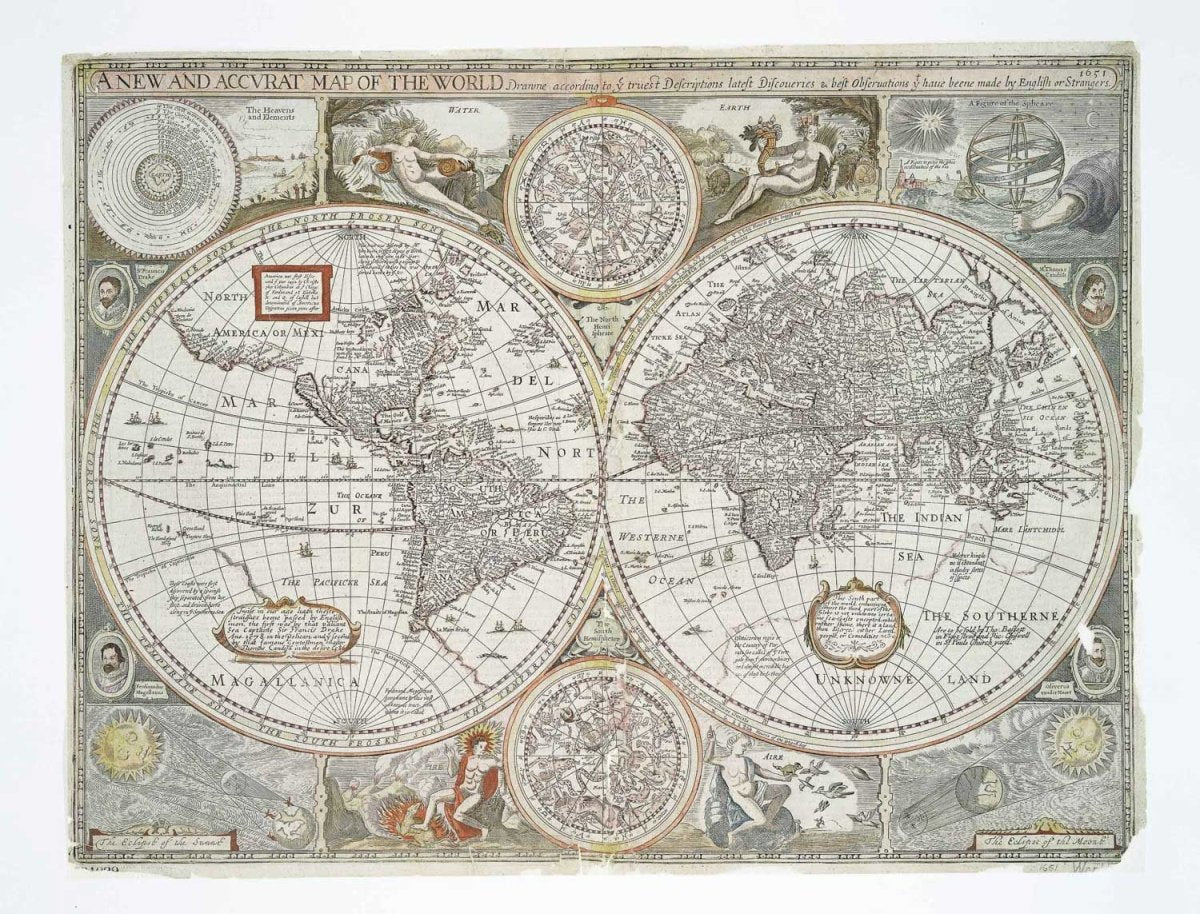 Coordonné Random Papers Historical map behang 6500101 - LAB COLOUR THE WORLD