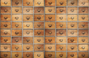Coordonné Random Papers II Drawers behang 6800508 - LAB COLOUR THE WORLD