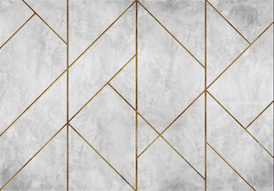Coordonné Random Papers II Golden Line Wall behang 6800626 - LAB COLOUR THE WORLD
