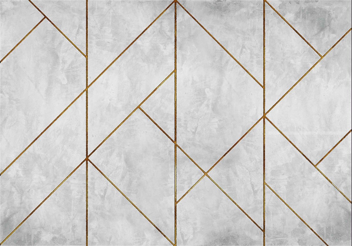 Coordonné Random Papers II Golden Line Wall behang 6800626 - LAB COLOUR THE WORLD