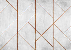 Coordonné Random Papers II Golden Line Wall behang 6800627 - LAB COLOUR THE WORLD