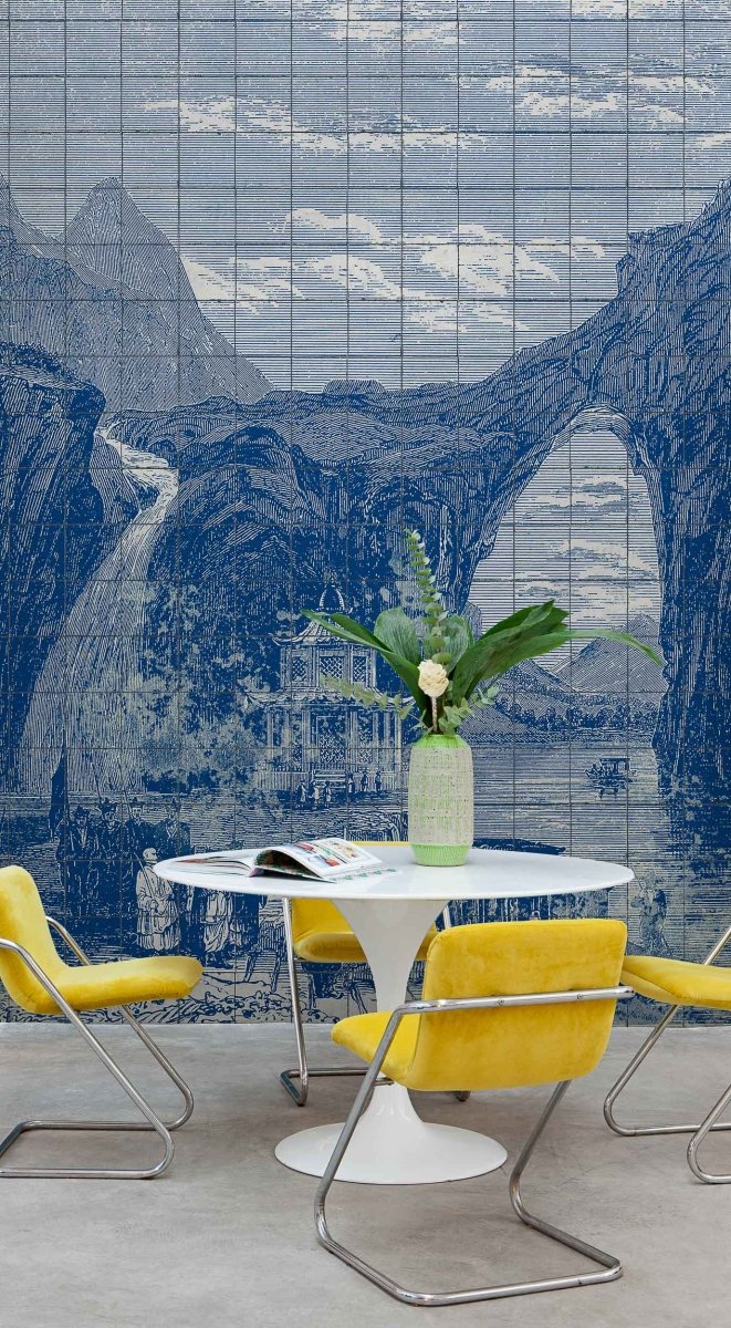 Coordonné Random Papers II Illustration Tiles behang 6800607 - LAB COLOUR THE WORLD