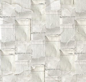 Coordonné Random Papers Newspaper pieces behang 6500505 - LAB COLOUR THE WORLD