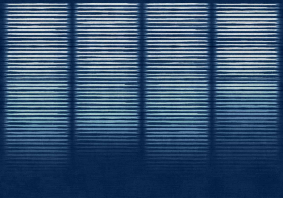 Coordonné Shibori Hoshi behang B00956 - LAB COLOUR THE WORLD