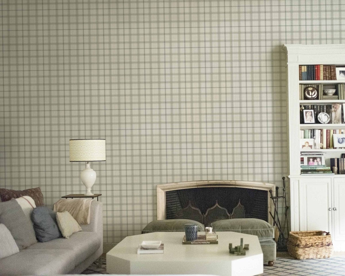 Coordonné Stripes & Checks Check 11,5 Matcha behang A00764 - LAB COLOUR THE WORLD