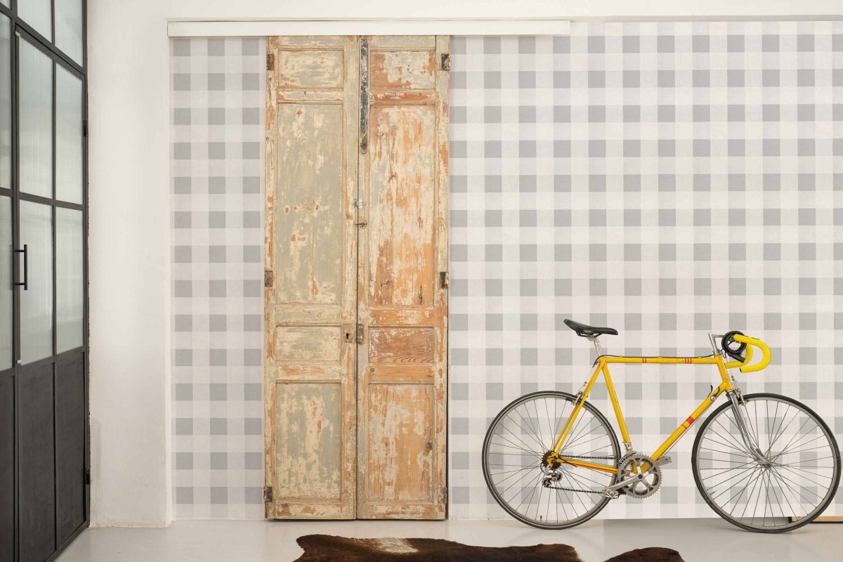 Coordonné Stripes & Checks Check 8 Mármol behang A00752 - LAB COLOUR THE WORLD