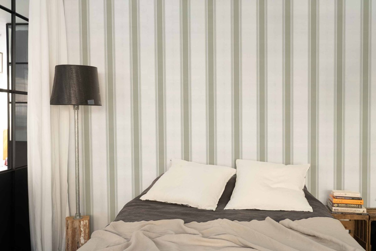 Coordonné Stripes & Checks Stripe 5 Matcha behang A00728 - LAB COLOUR THE WORLD