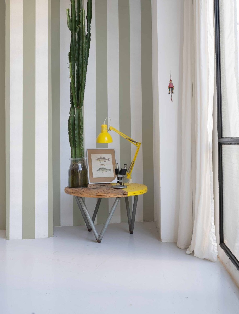 Coordonné Stripes & Checks Stripe 8 Matcha behang A00737 - LAB COLOUR THE WORLD