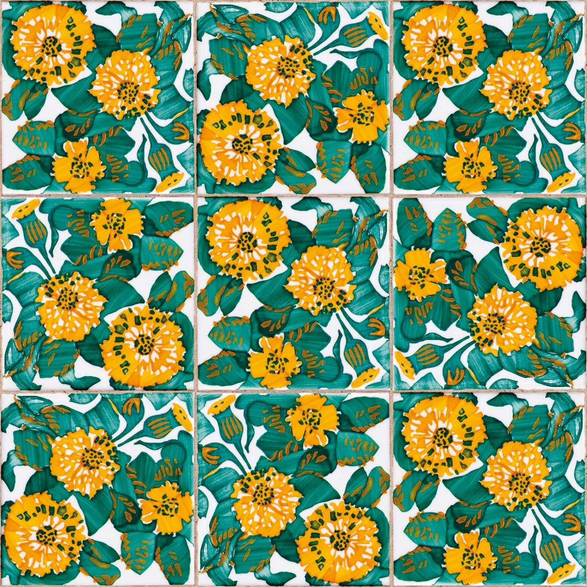 Coordonné Tiles Daisy behang 3000022 - LAB COLOUR THE WORLD