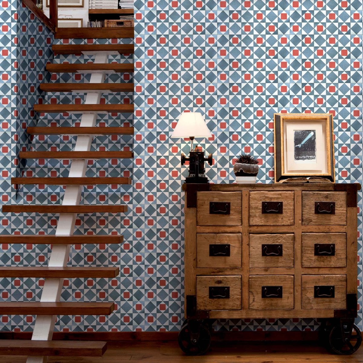 Coordonné Tiles Kaleido behang 3000017 - LAB COLOUR THE WORLD