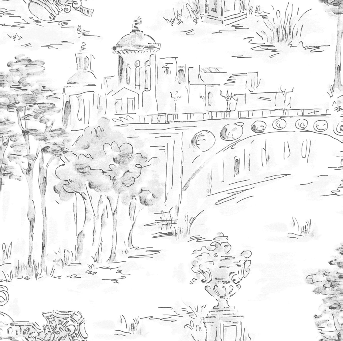 Coordonné Toscana, Ybarra & Serret for Coordonné Paisaje behang YSP0013 - LAB COLOUR THE WORLD