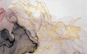 Coordonné Wander Aurora Borealis Nude behang 9200012 - LAB COLOUR THE WORLD