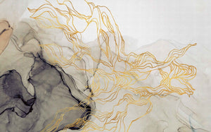 Coordonné Wander Aurora Borealis Sand behang 9200011 - LAB COLOUR THE WORLD