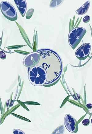 Coordonné Wander Bodegón Blue behang 9200022 - LAB COLOUR THE WORLD