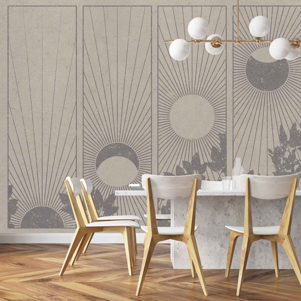 Coordonné Wander Da Lat Beige behang 9200101 - LAB COLOUR THE WORLD