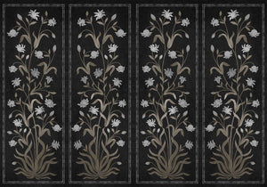 Coordonné Wander Daffodil Black behang 9200043 - LAB COLOUR THE WORLD