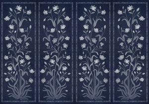 Coordonné Wander Daffodil Navy behang 9200042 - LAB COLOUR THE WORLD