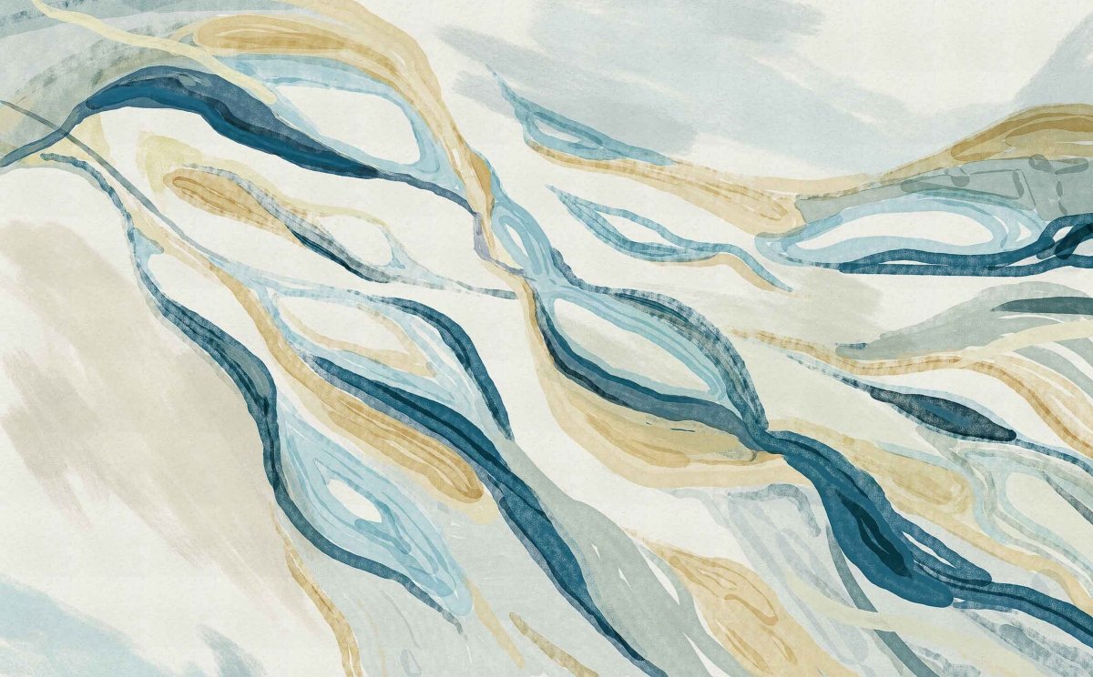 Coordonné Wander Hygge Blue behang 9200201 - LAB COLOUR THE WORLD