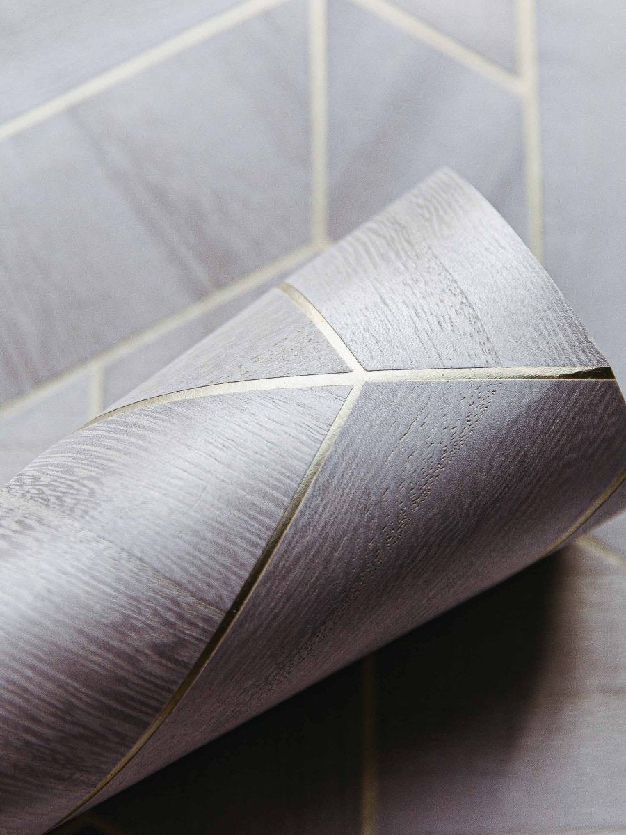 Coordonné Woodcraft Hexagon Fog behang A00453 - LAB COLOUR THE WORLD