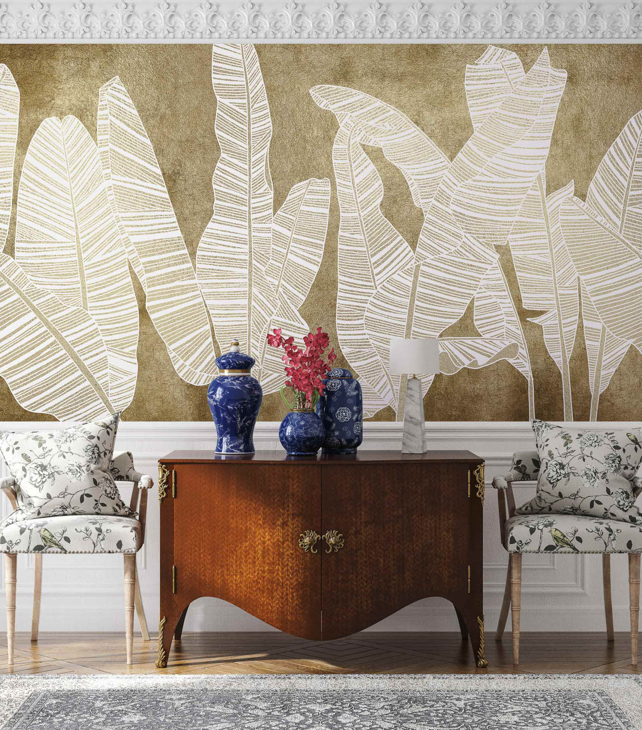 Coordonné Random Metallics Copacabana behang 9600900G sfeer afbeelding 1