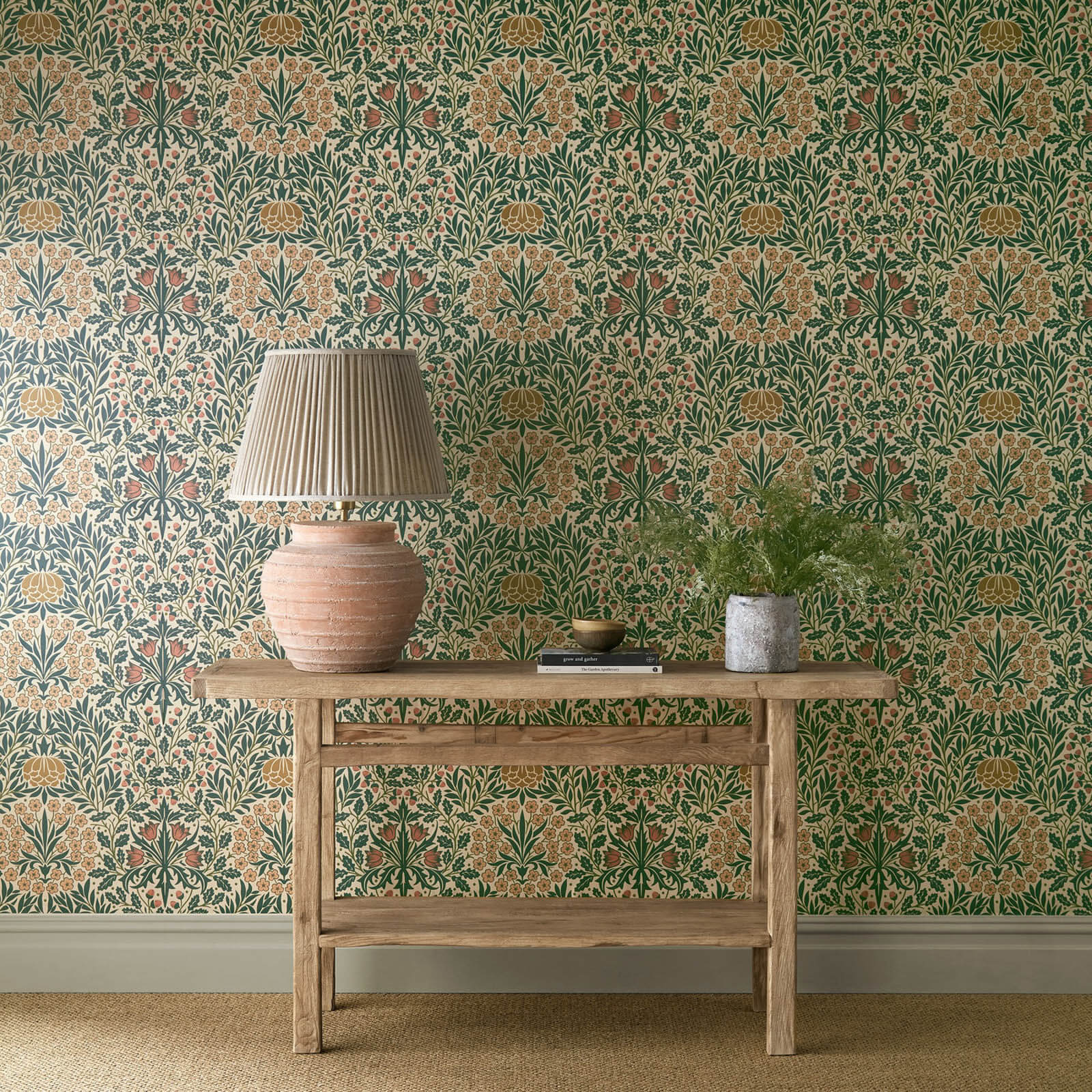 Morris & Co. Daisy & Oak Behang 217586 - LAB COLOUR THE WORLD