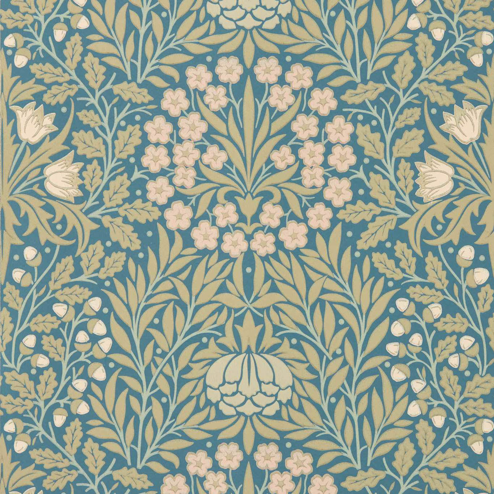 Morris & Co. Daisy & Oak Behang 217584 - LAB COLOUR THE WORLD