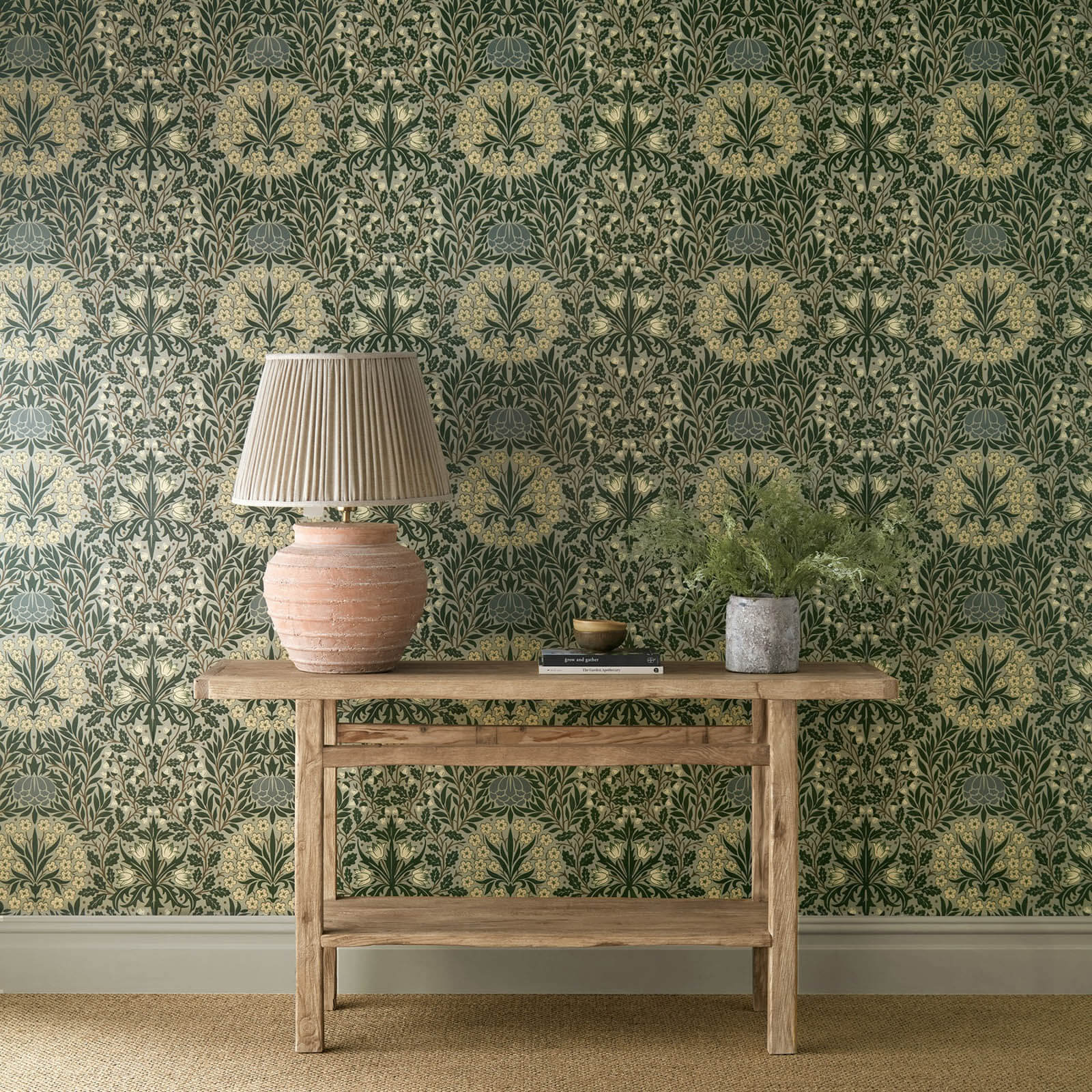 Morris & Co. Daisy & Oak Behang 217585 - LAB COLOUR THE WORLD