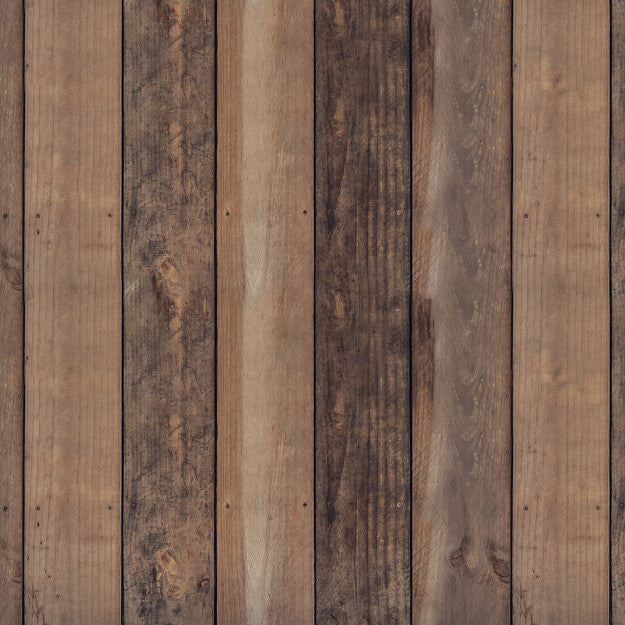 Les Dominotiers Dark Wood Wall Marron Behang DOM 422
