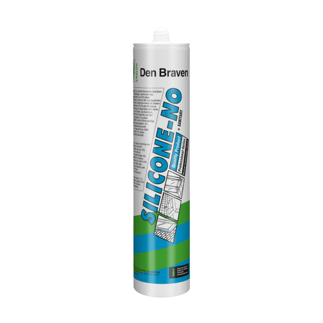 Den Braven Silicone - No + Sanitary siliconenkit koker 310 ml - LAB COLOUR THE WORLD