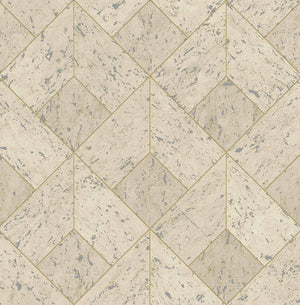Coordonné Woodcraft Diamond Cork behang A00412 behang afbeelding 1