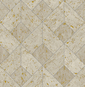 Coordonné Woodcraft Diamond Cork behang A00411 behang afbeelding 1