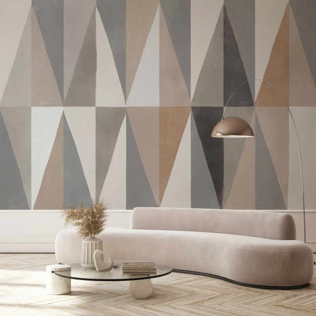 Les Dominotiers Diamonds Multicoloured Behang DOM 706