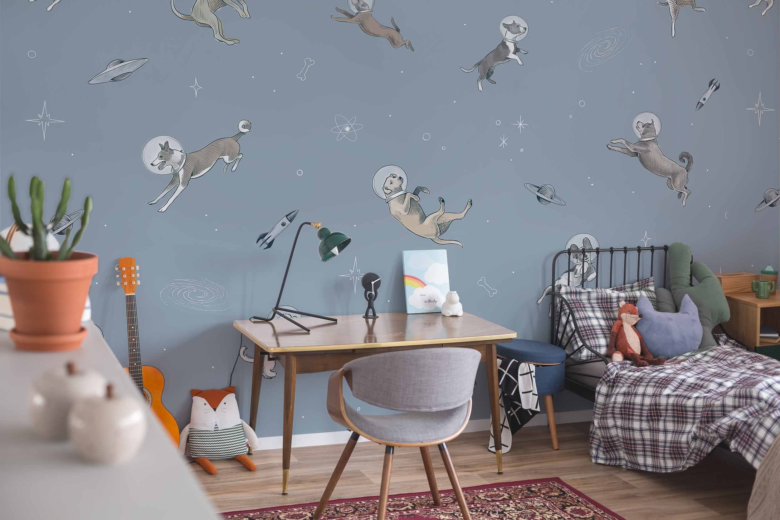 Coordonné Random Kids Doggy Gravity behang 9700080 sfeer afbeelding 1