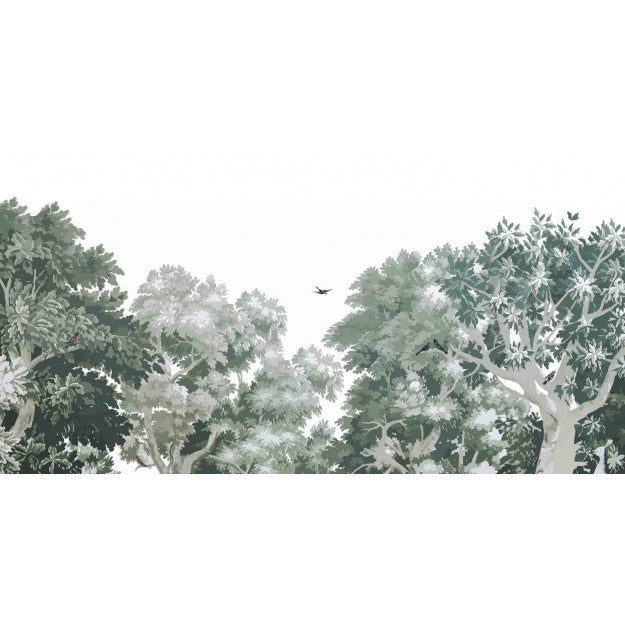 Les Dominotiers Dream Forest, Green Behang DOM 301-1