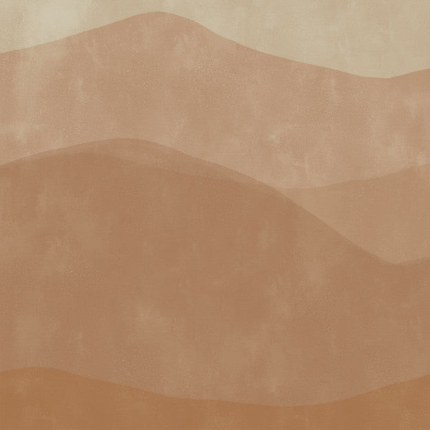 Les Dominotiers Dune Terracota / Ochre Behang DOM 716