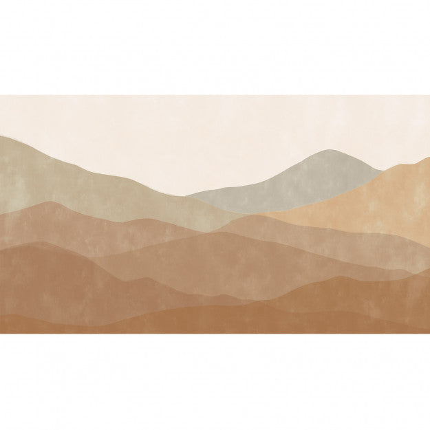 Les Dominotiers Dune Terracota / Ochre Behang DOM 716