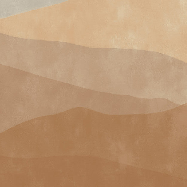 Les Dominotiers Dune Terracota / Ochre Behang DOM 716
