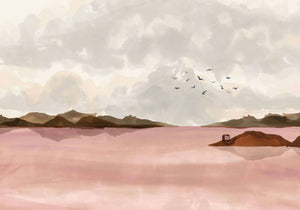 Coordonné Central Saint Martins – Rest Time Dungeness view behang A00932 behang afbeelding 1