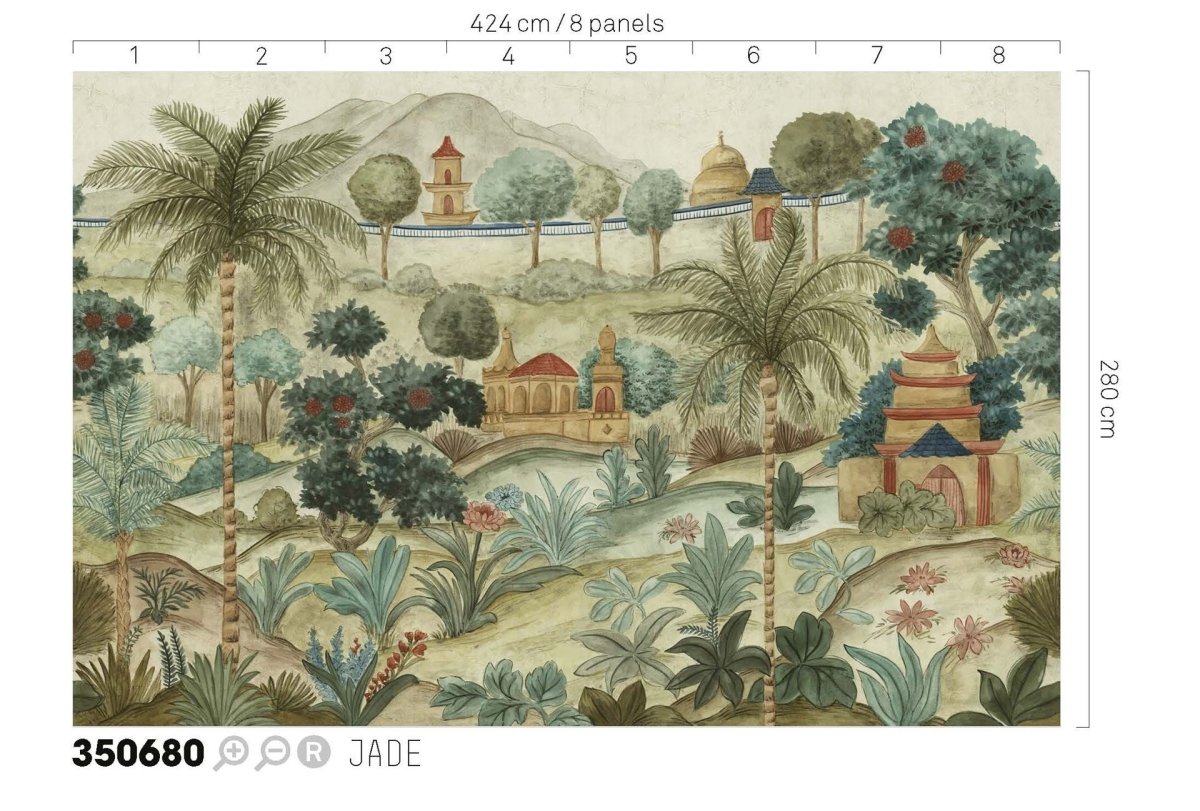 Eijffinger AMBER Fantasie, Wandgrote Afbeelding [Wallpower] behang 350680 - LAB COLOUR THE WORLD