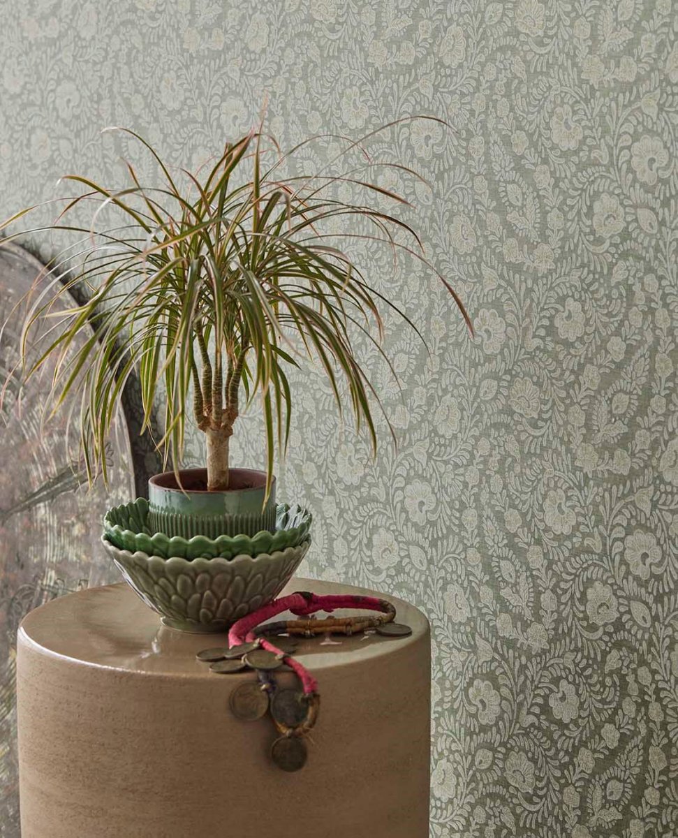 Eijffinger AMBER Ornamenten, Bloemen behang 350655 - LAB COLOUR THE WORLD