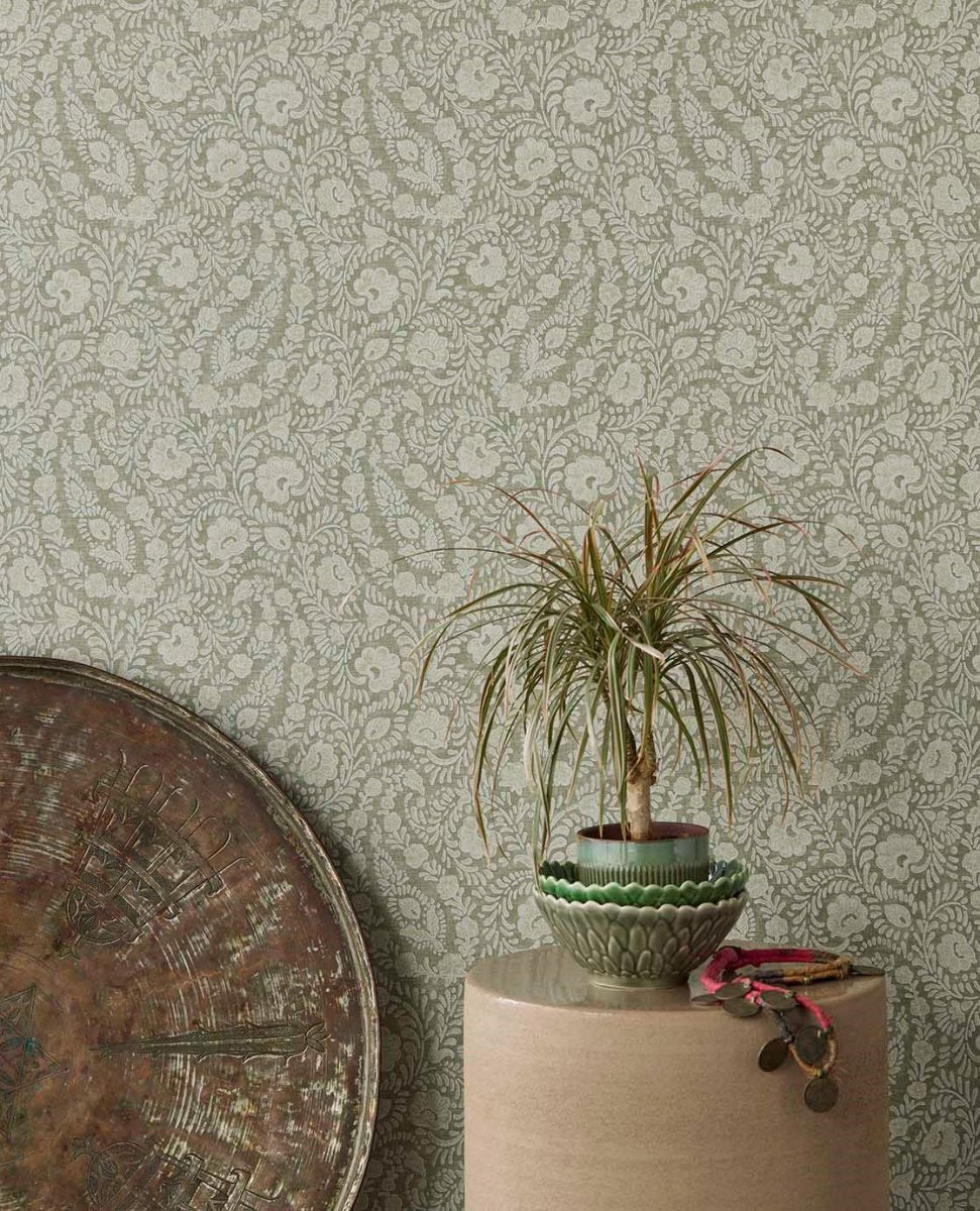 Eijffinger AMBER Ornamenten, Bloemen behang 350655 - LAB COLOUR THE WORLD