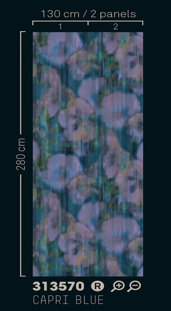 Eijffinger CANVAS behang 313570 - LAB COLOUR THE WORLD