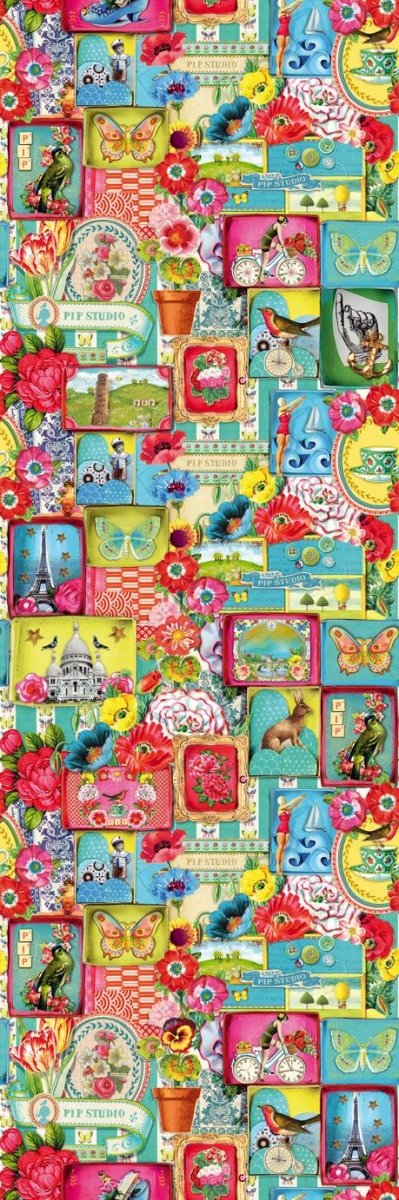 Eijffinger PIP STUDIO 3 behang 341084 - LAB COLOUR THE WORLD
