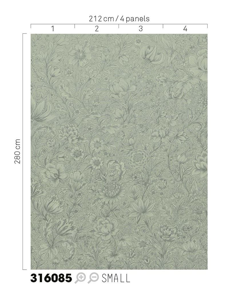 Eijffinger POSY behang 316085 - LAB COLOUR THE WORLD