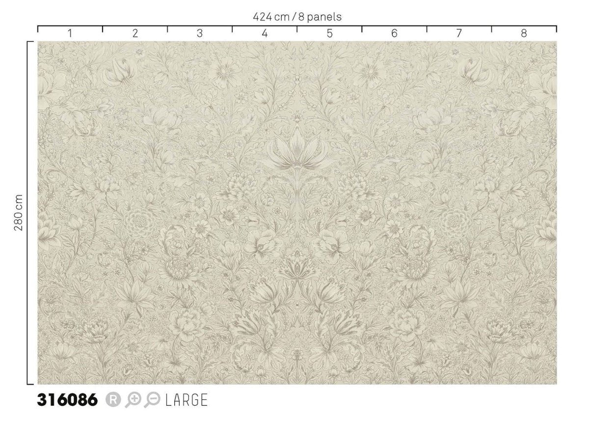 Eijffinger POSY behang 316086 - LAB COLOUR THE WORLD